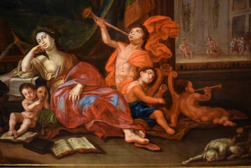 Allegory of the Theater, french school of the 18th century - 